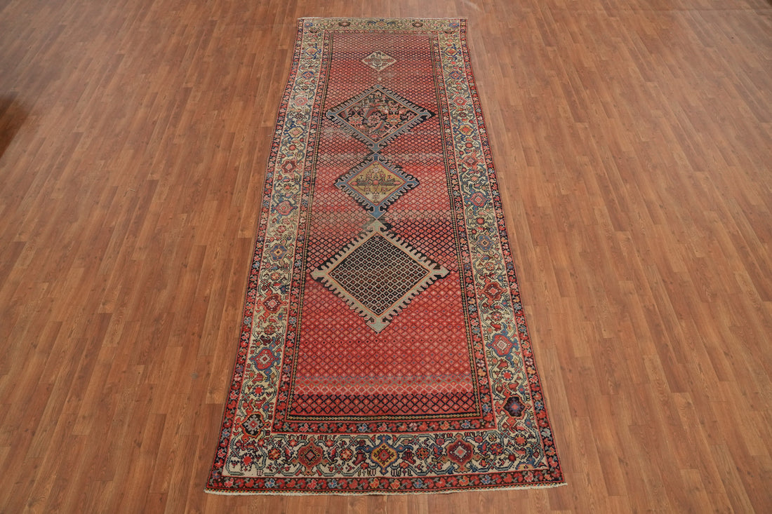 Antique Vegetable Dye Malayer Persian Area Rug 5x13