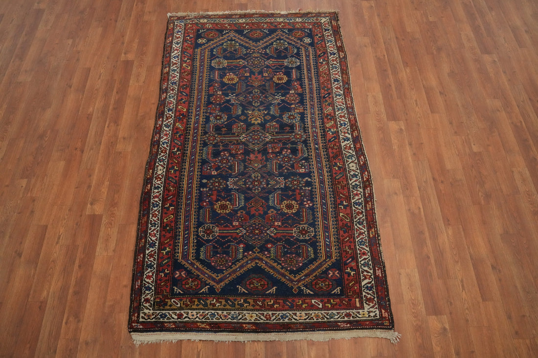Antique Vegetable Dye Mahal Persian Rug 4x6