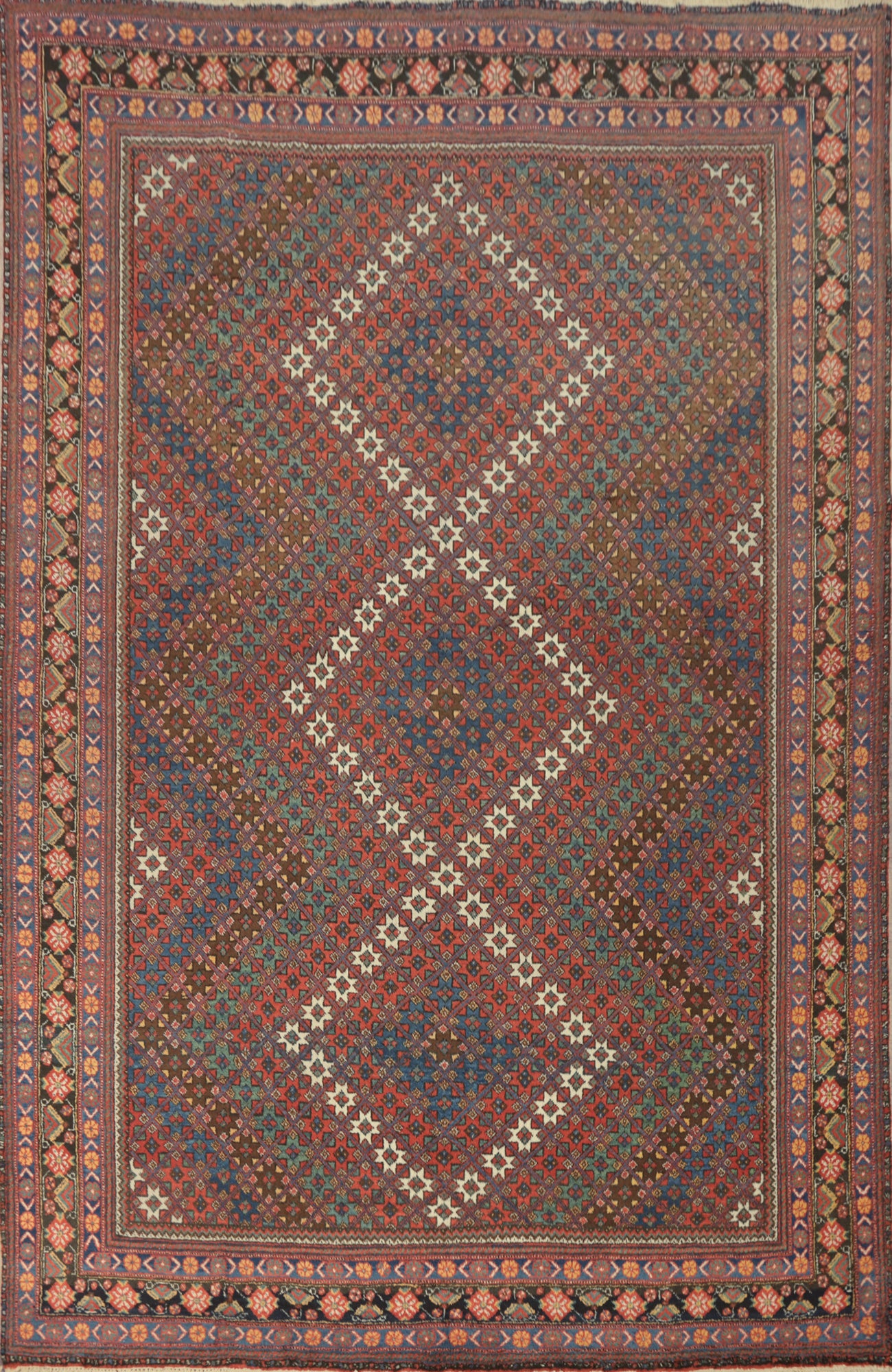 Vegetable Dye Bakhtiari Persian Area Rug 7x10