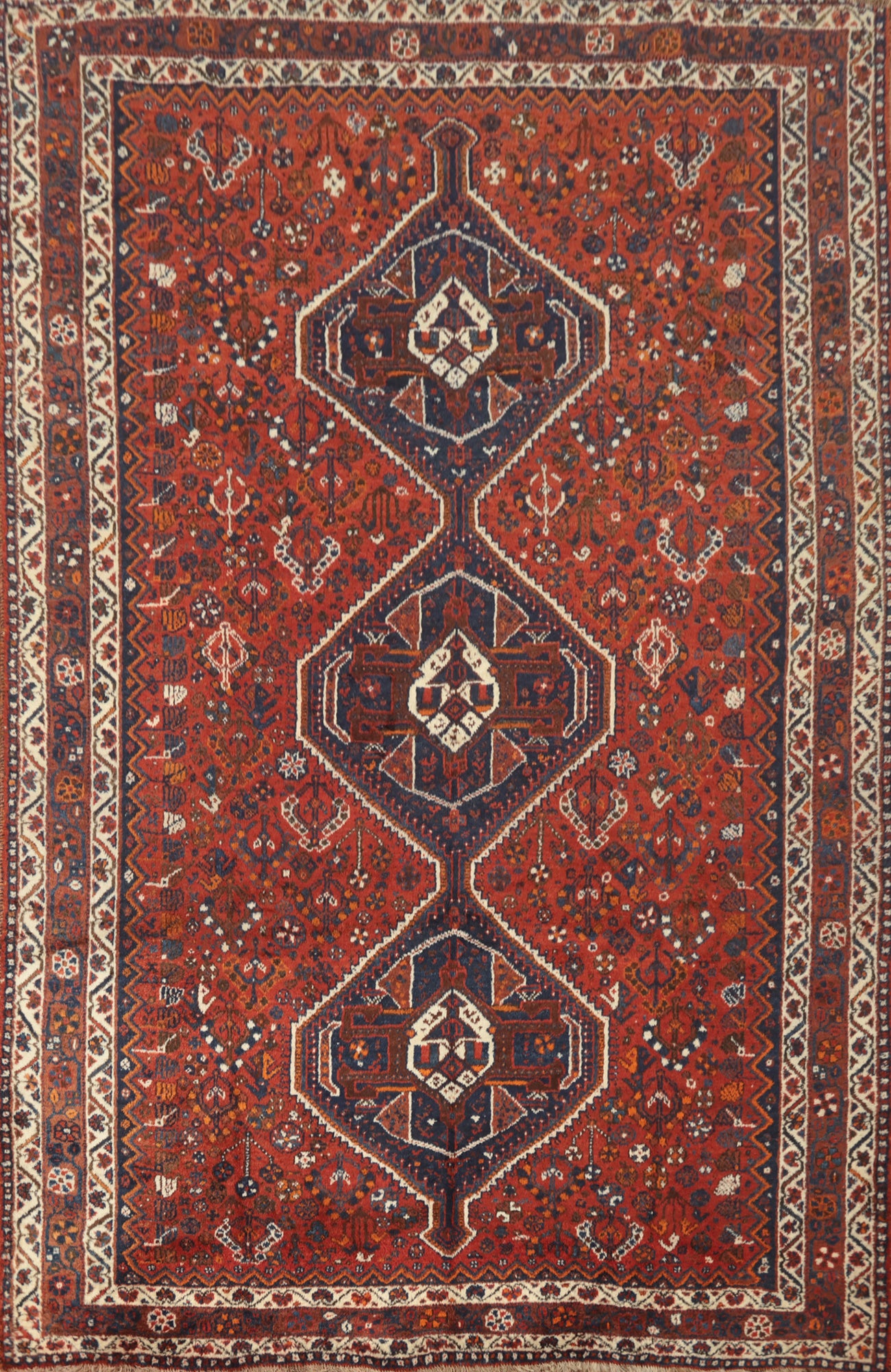 Vegetable Dye Shiraz Persian Area Rug 7x10