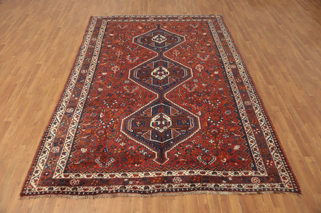 Vegetable Dye Shiraz Persian Area Rug 7x10