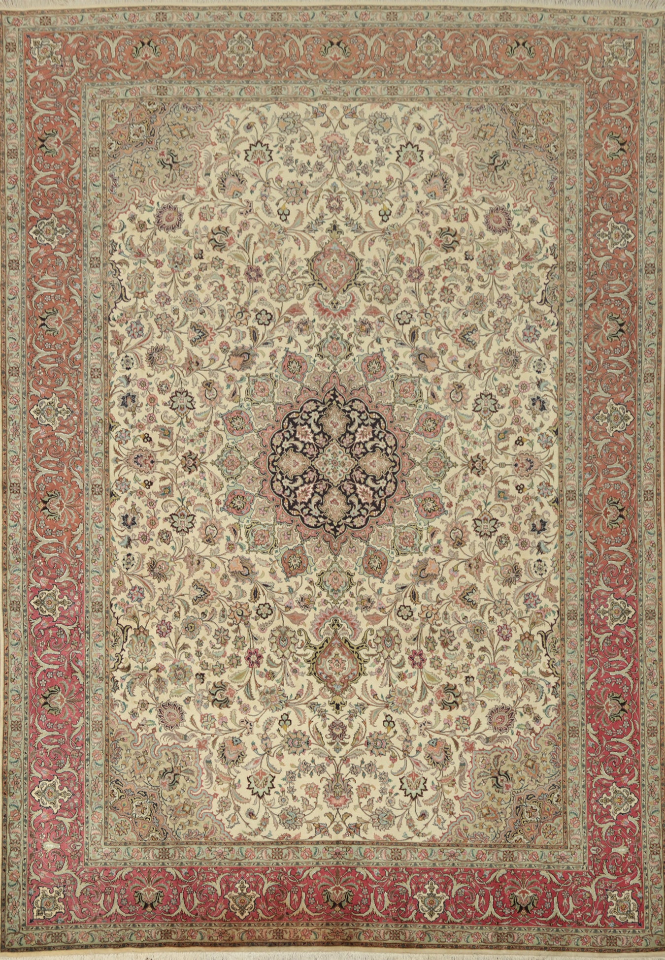 Vegetable Dye Tabriz Persian Area Rug 8x12
