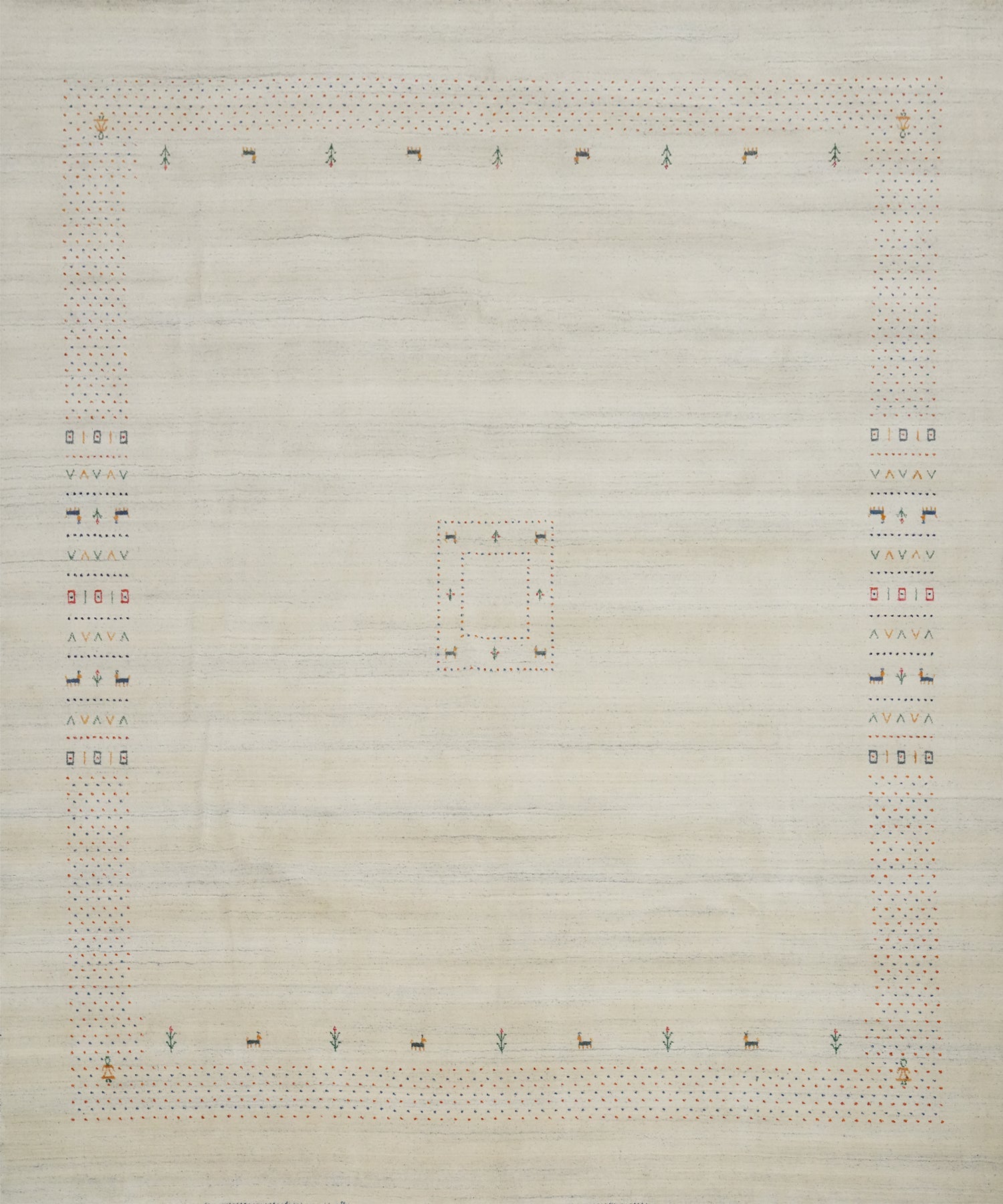 Tribal Gabbeh Square Large Rug 12x12