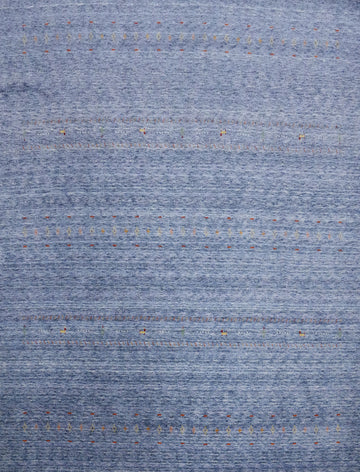 Chic Blue Gabbeh Rug 10x10 with Delicate Accents for Stylish Homes