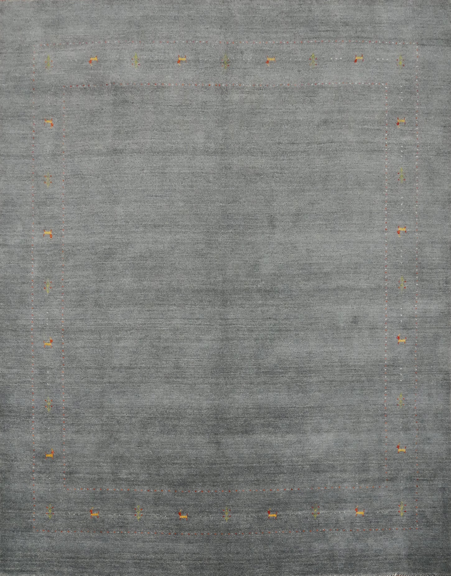 Tribal Gabbeh Handmade Wool Area Rug 9x9