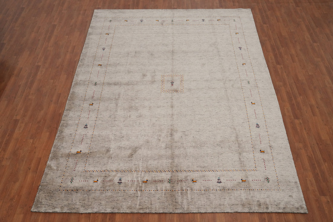 Tribal Gabbeh Handmade Large Area Rug 9x12