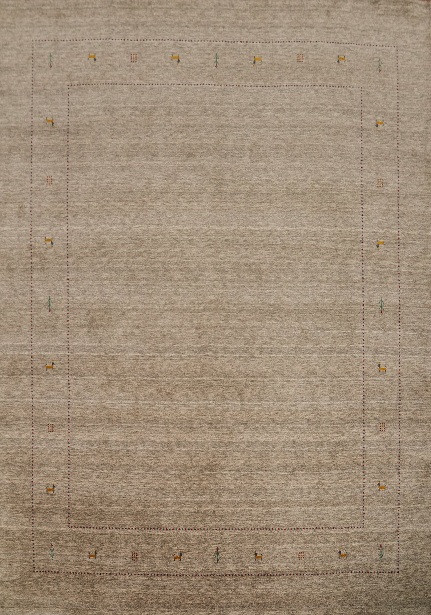 Little Animals Design Gabbeh Handmade Area Rug 8x10