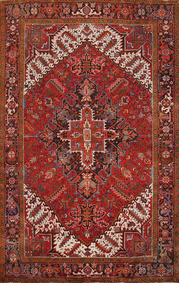 Vegetable Dye Heriz Persian Area Rug 7x10