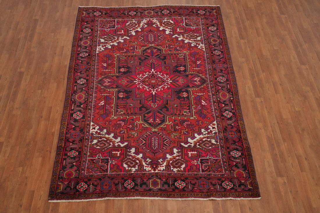 Vegetable Dye Heriz Persian Area Rug 7x10