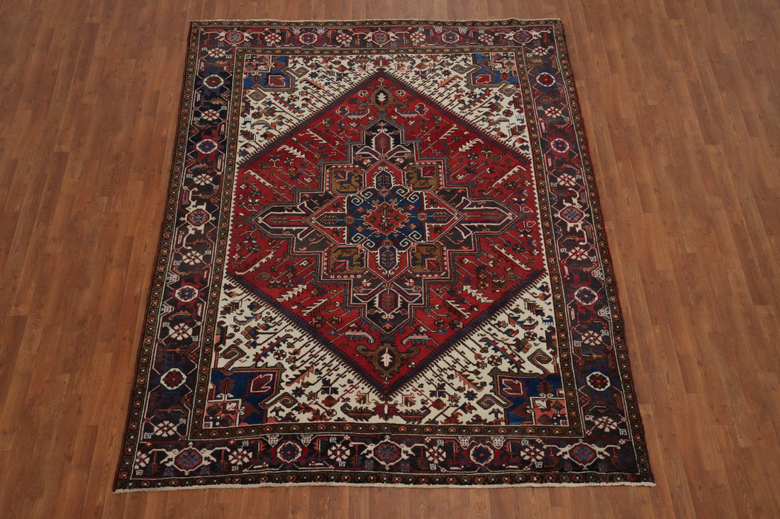 Vegetable Dye Heriz Persian Area Rug 7x9