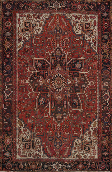 Vegetable Dye Heriz Persian Area Rug 8x11