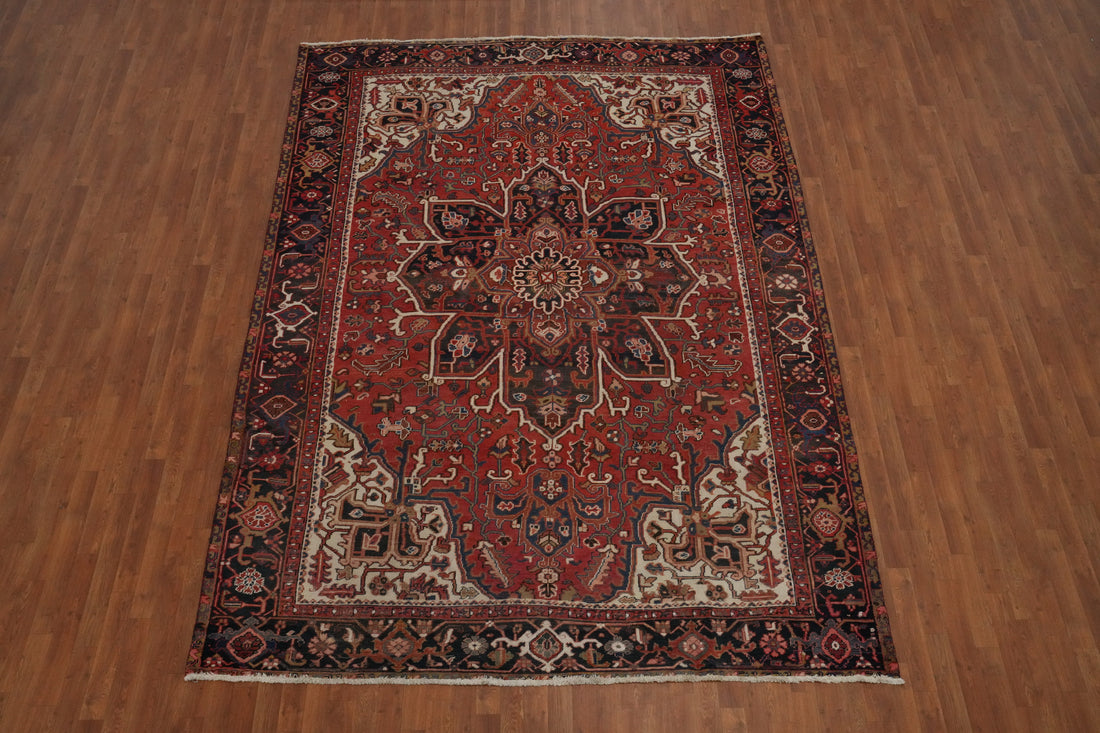 Vegetable Dye Heriz Persian Area Rug 8x11