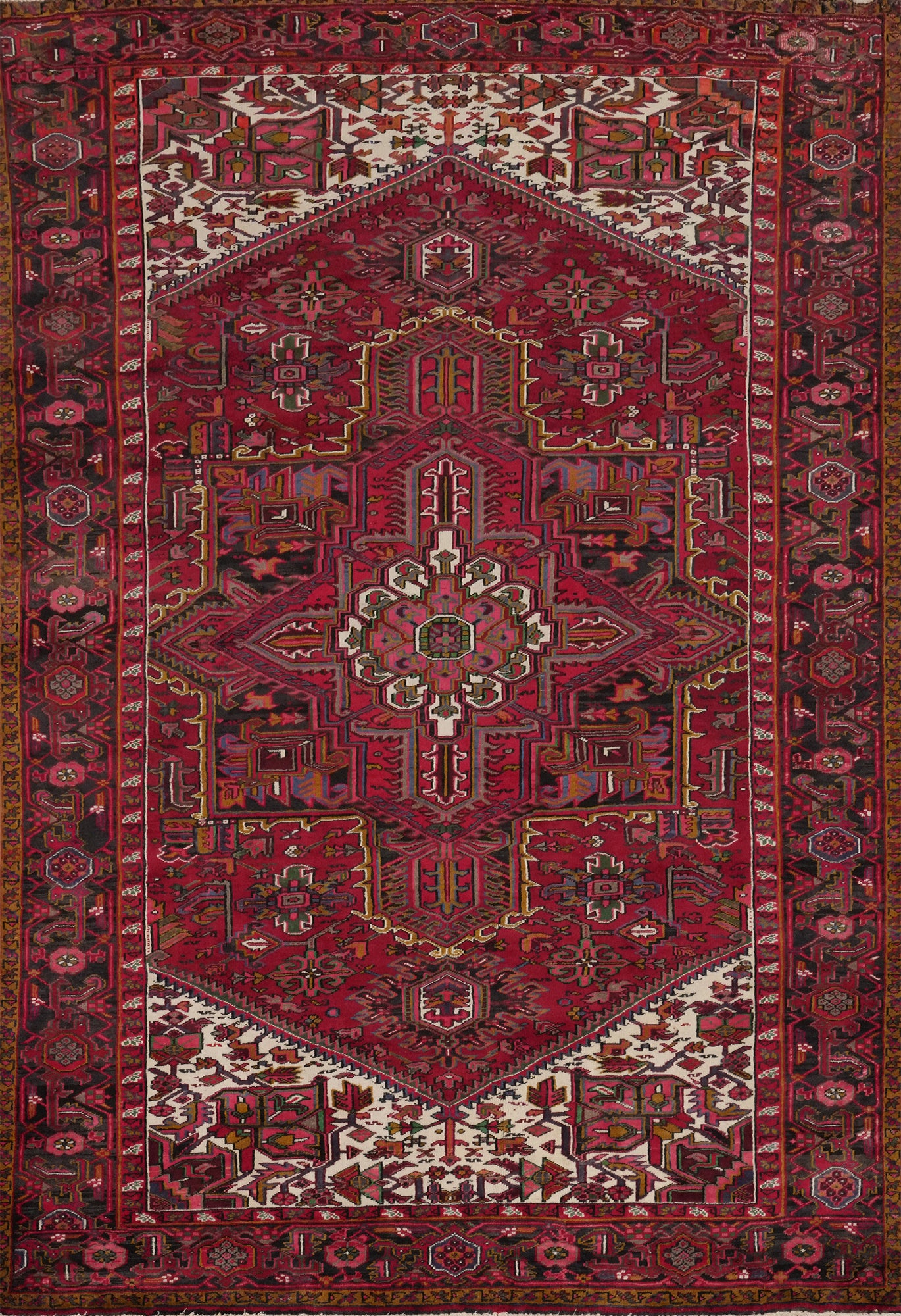 Vegetable Dye Heriz Persian Area Rug 8x11