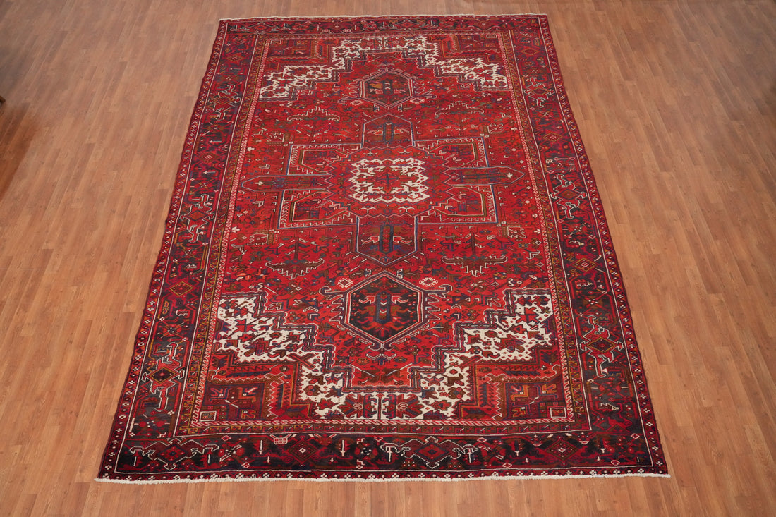 Vegetable Dye Heriz Persian Area Rug 10x13