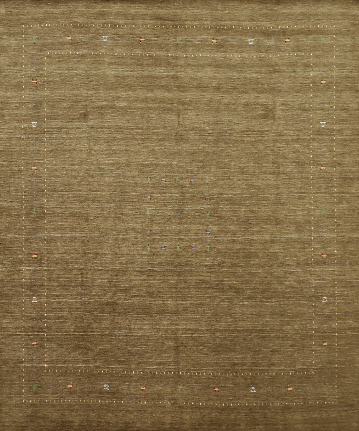 Tribal Gabbeh Handmade Square Large Rug 12x12