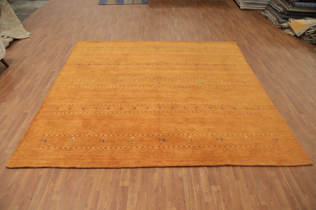 Little Animals Gabbeh Square Wool Area Rug 10x10