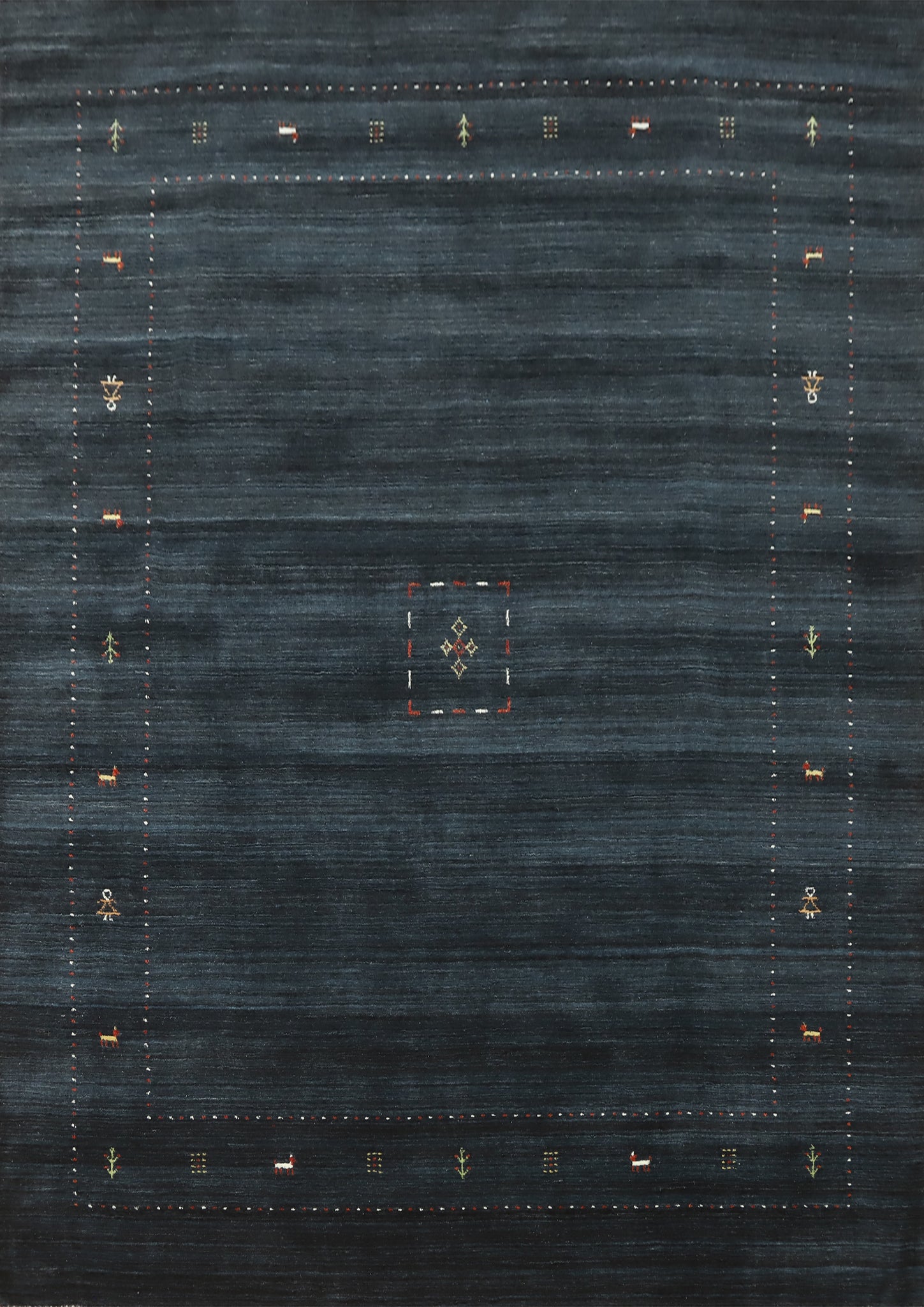 Tribal Wool Gabbeh Handmade Area Rug 8x10
