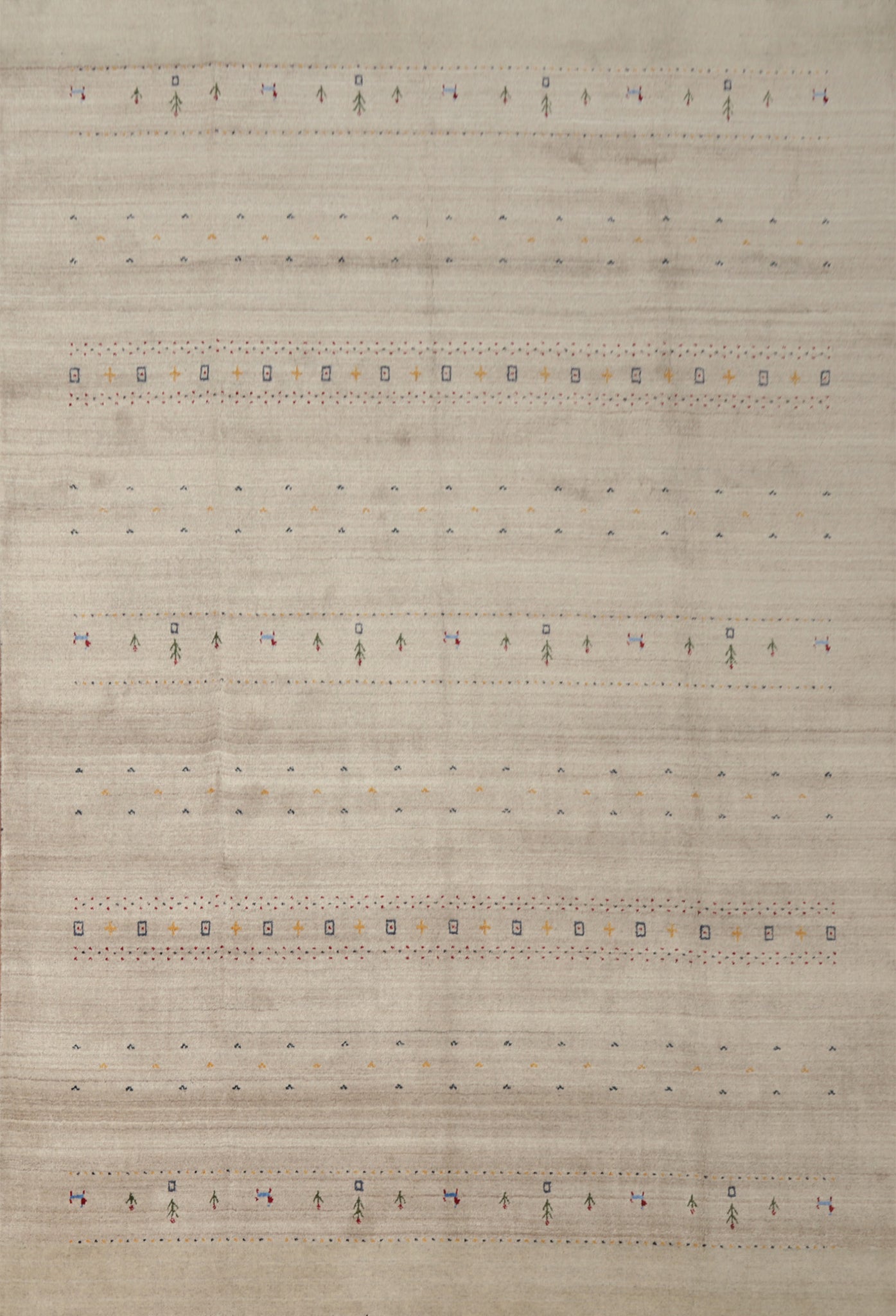 Tribal Gabbeh Handmade Area Rug 9x12