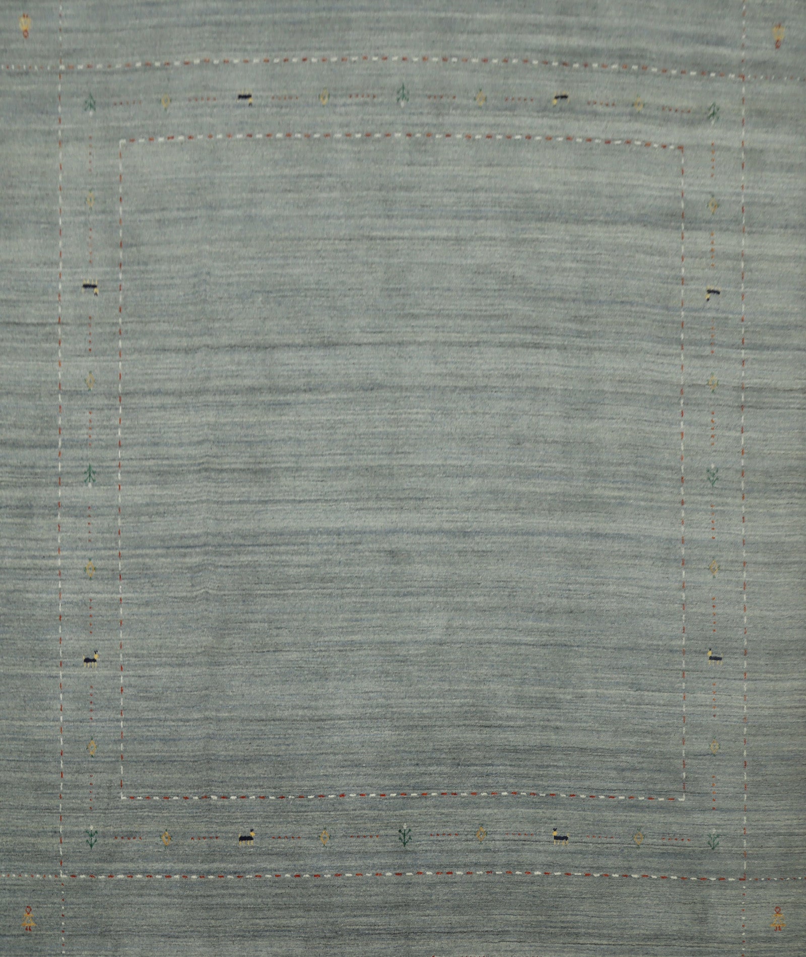 Handmade Gabbeh Square Wool Area Rug 9x9