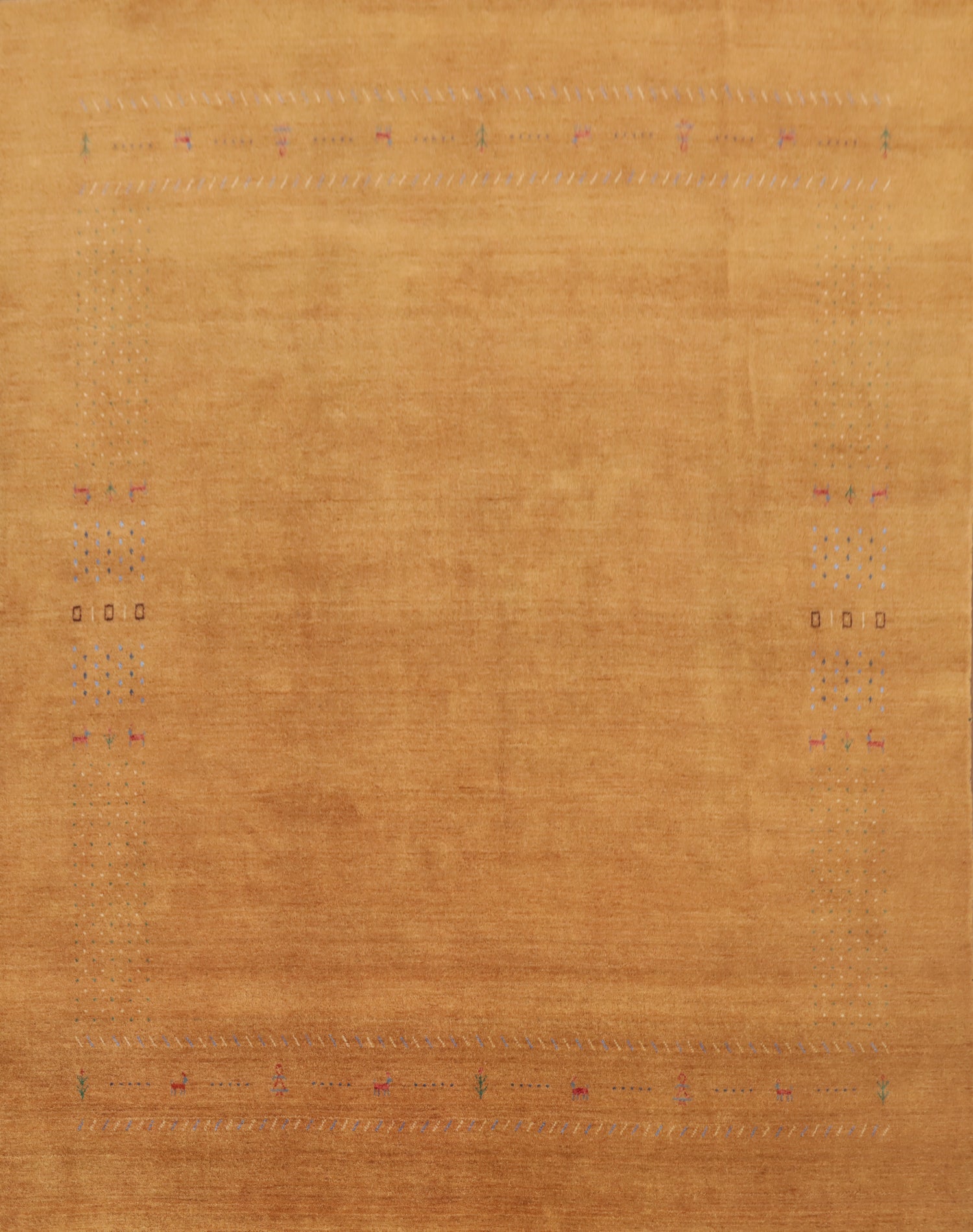 Handmade Gabbeh Square Wool Area Rug 9x9