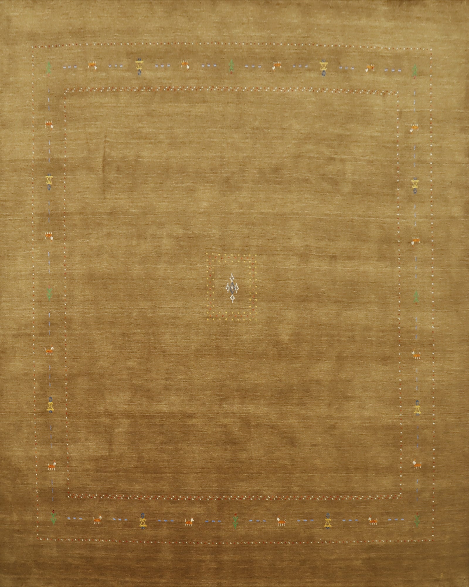 Luxurious Square Gabbeh Rug 10x10 Adds Warmth to Any Room Decor