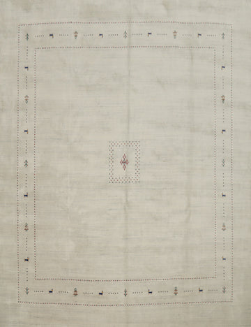 Handmade Wool Gabbeh Square Area Rug 10x10