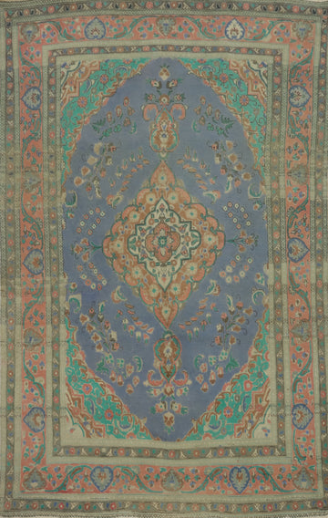 Traditional Wool Tabriz Persian Area Rug 7x10