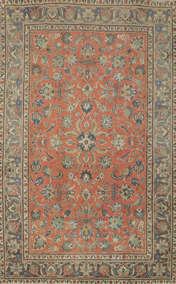 Floral Tabriz Persian Area Rug 6x10