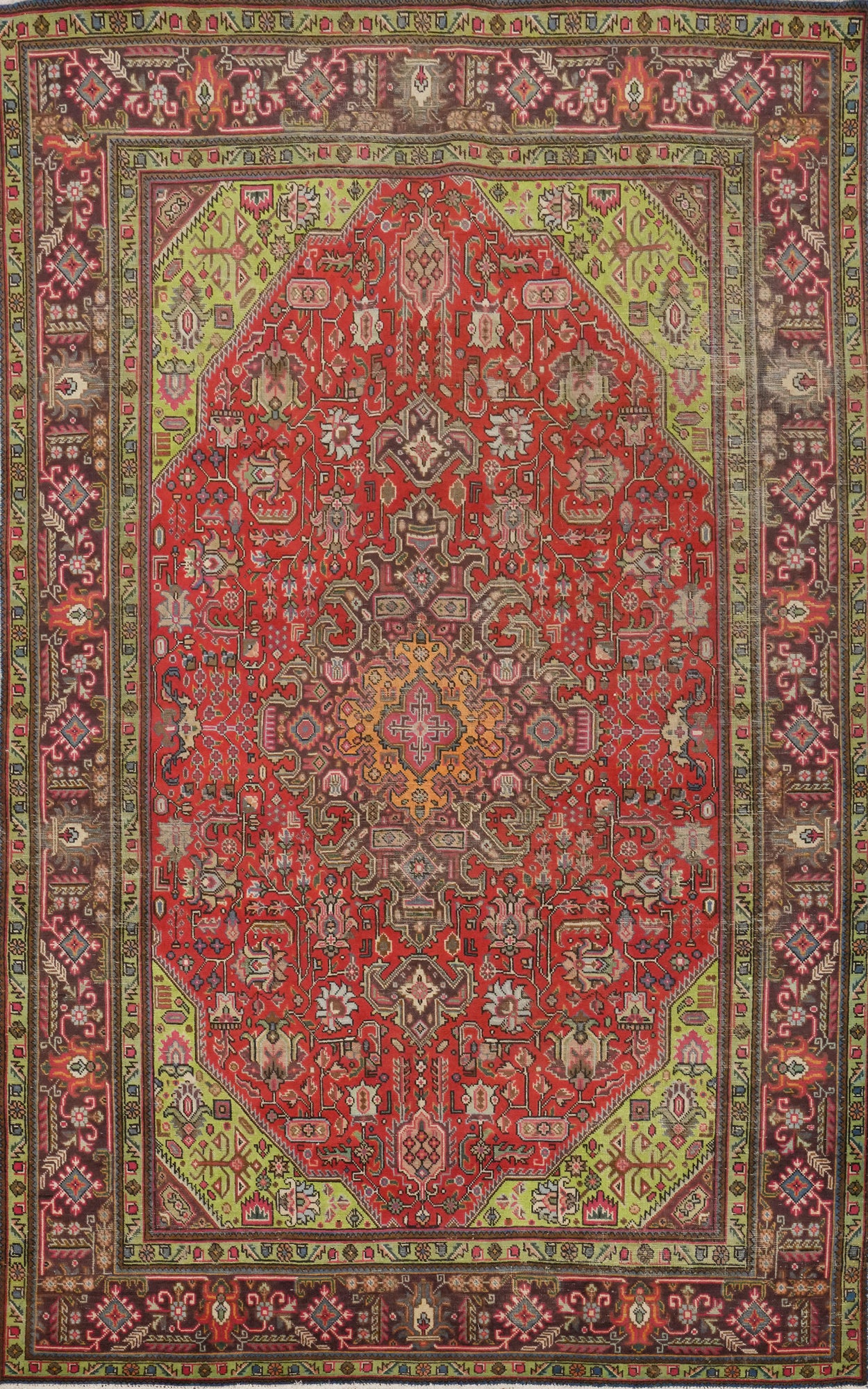 Luxurious Tabriz Persian Elegance for Living Room Area Rug 6x10