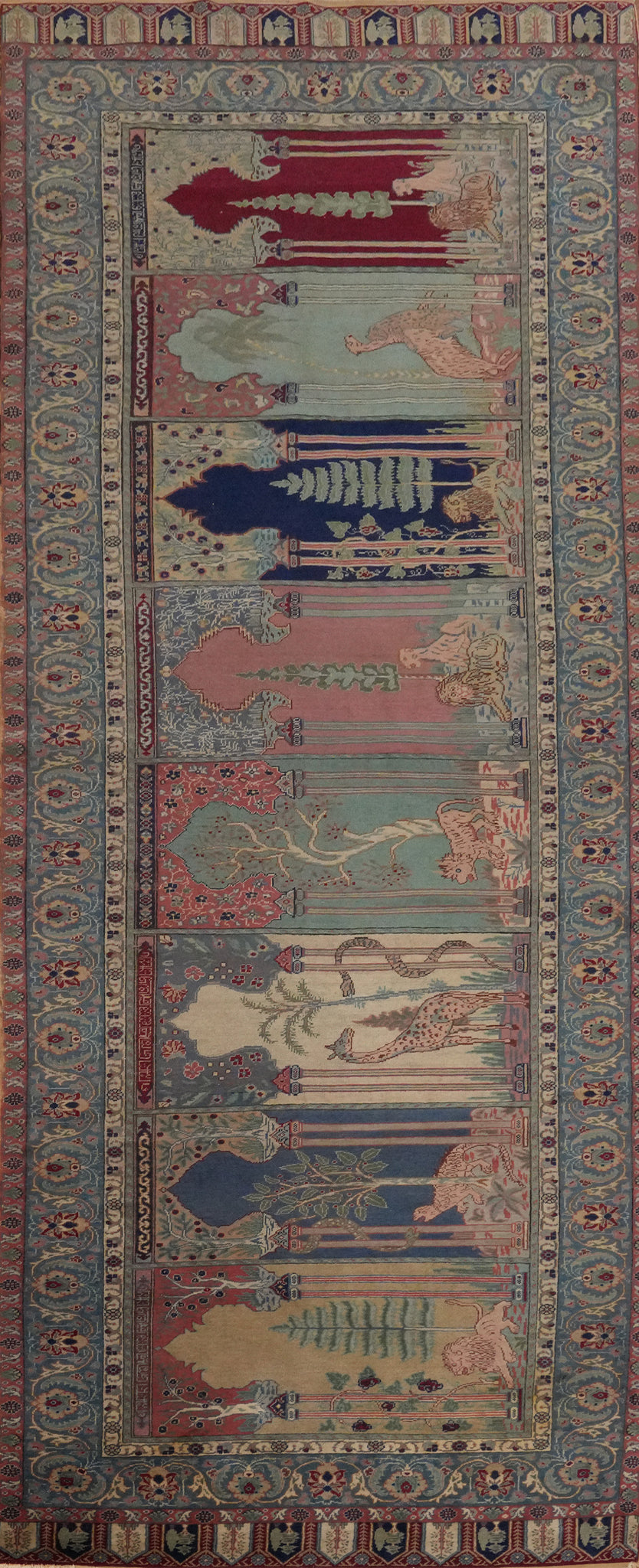Antique Anatolian Vegetable Dye Runner Rug 3x10