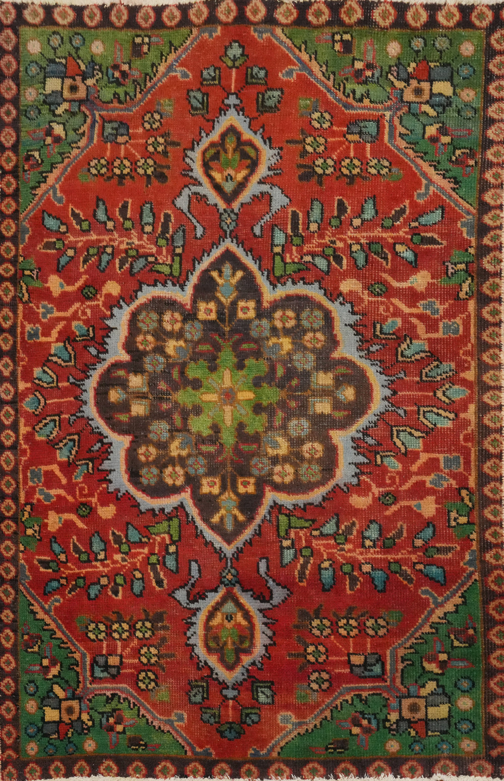 Handmade Wool Tabriz Persian Rug 3x5