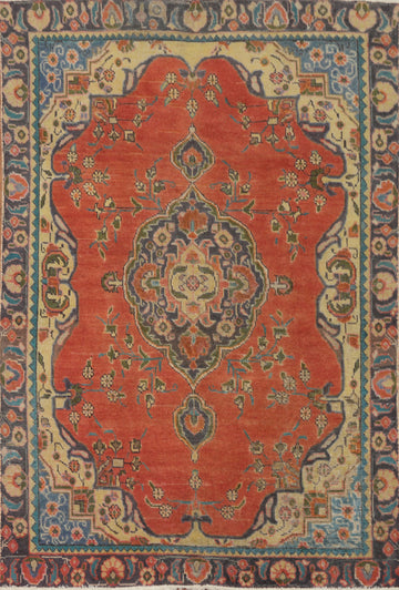 Traditional Wool Tabriz Persian Rug 4x6
