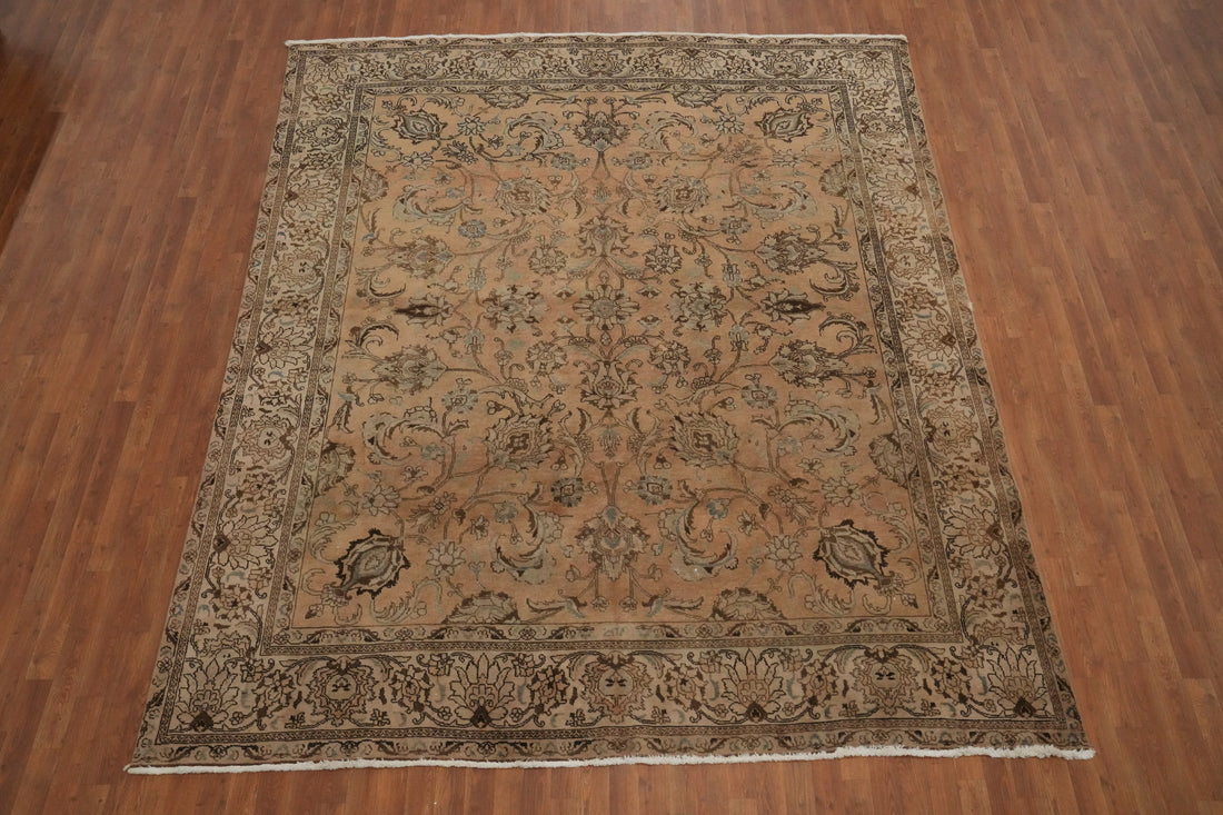 Handmade Floral Tabriz Persian Area Rug 9x11