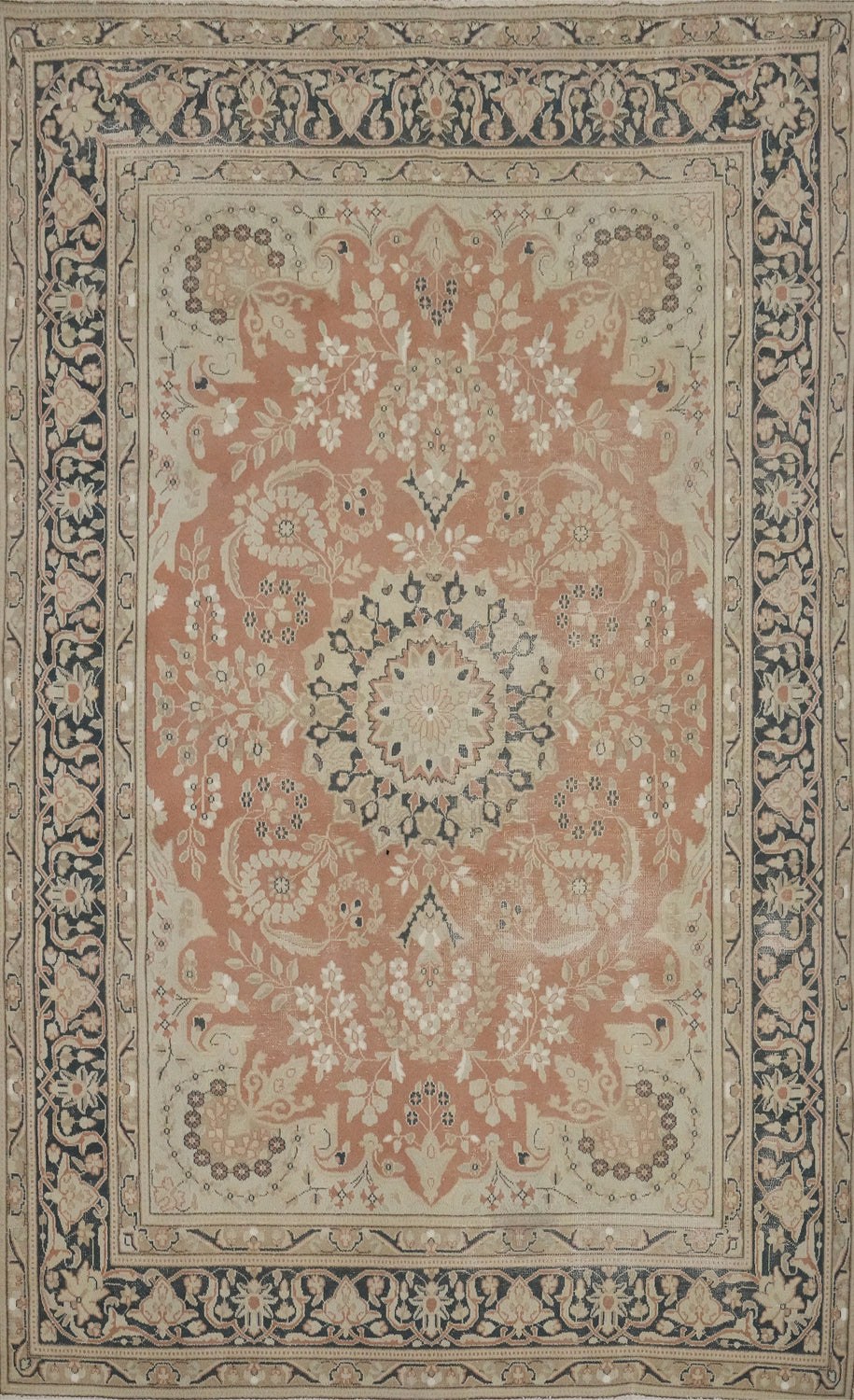 Vegetable Dye Kerman Persian Area Rug 7x10