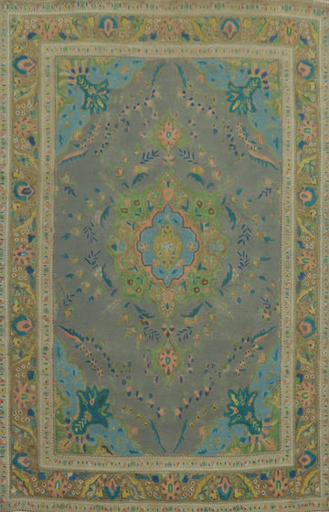 Handcrafted Wool Tabriz Persian Area Rug 7x10