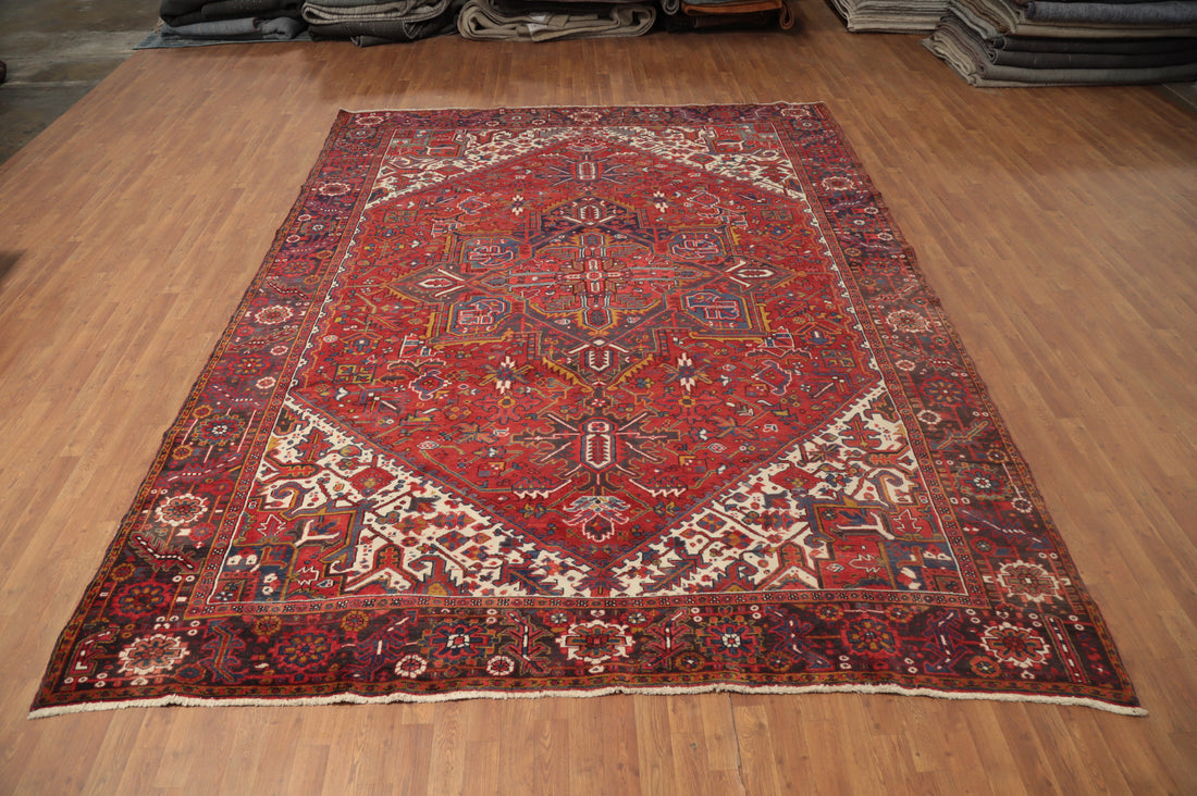 Vegetable Dye Heriz Persian Area Rug 10x13
