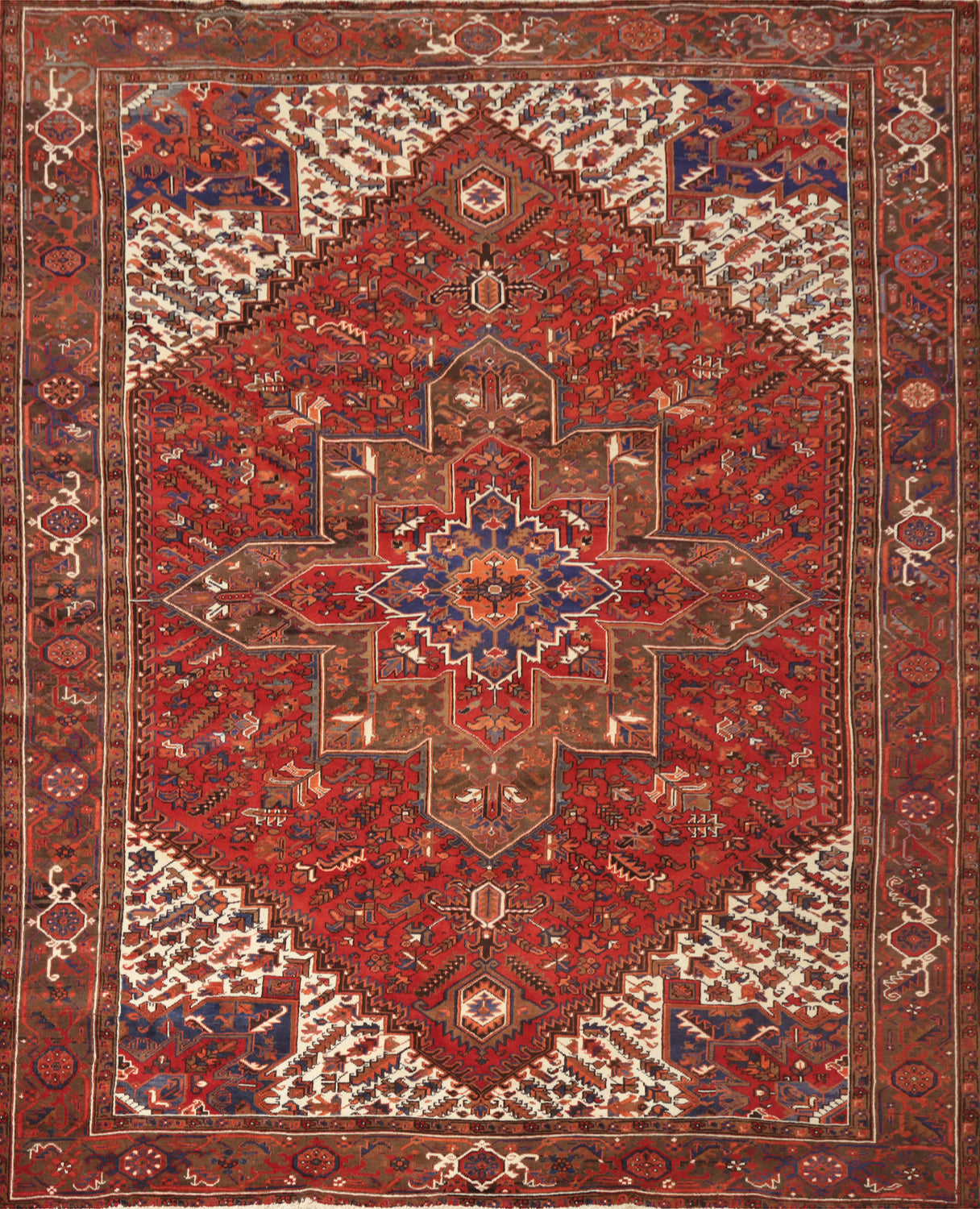 Vegetable Dye Heriz Persian Area Rug 10x12