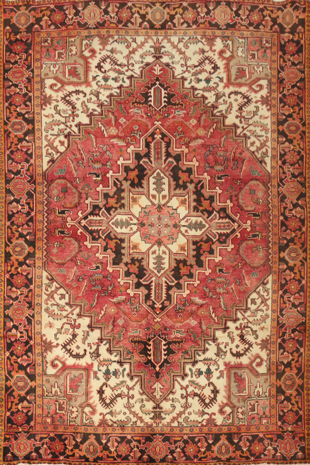 Vegetable Dye Heriz Persian Area Rug 7x9