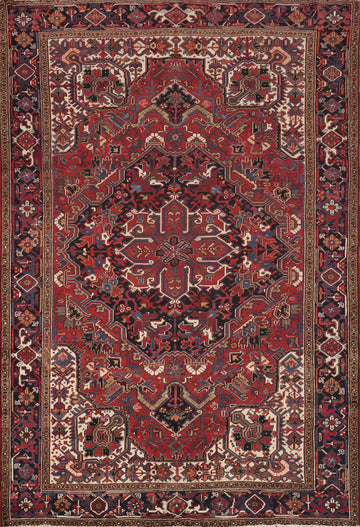 Vegetable Dye Heriz Persian Area Rug 8x11