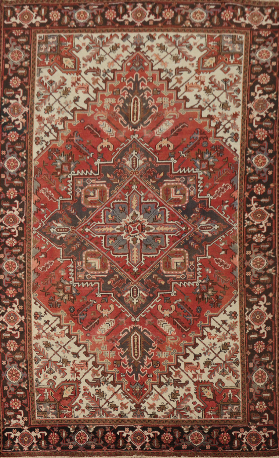 Vegetable Dye Heriz Persian Area Rug 6x10