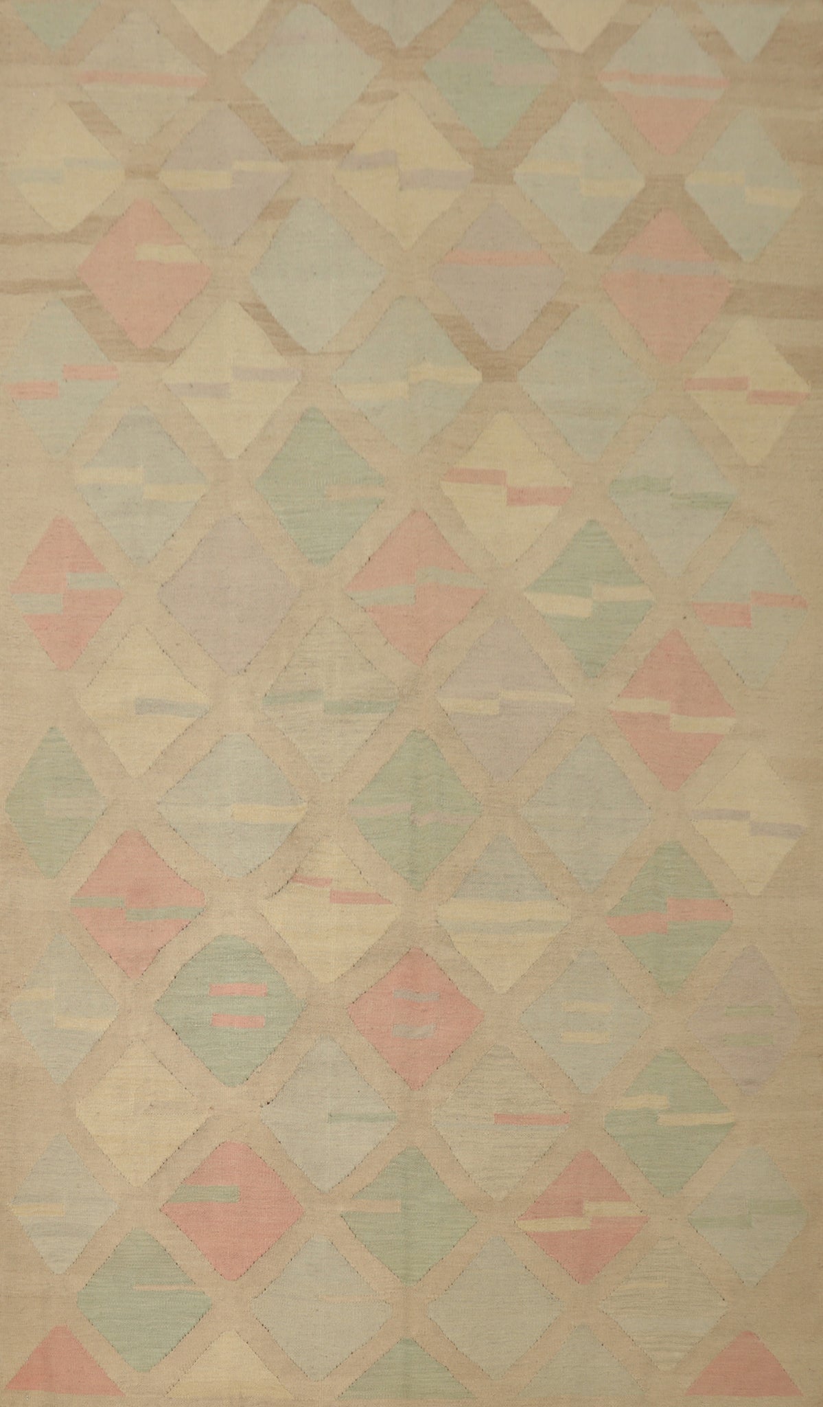 Pastel Elegance Kilim Rug 6x10 Transform Any Space with Subtle Chic