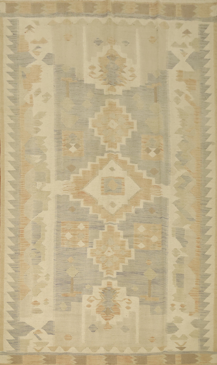 Vegetable Dye Kilim Handwoven Area Rug 6x10