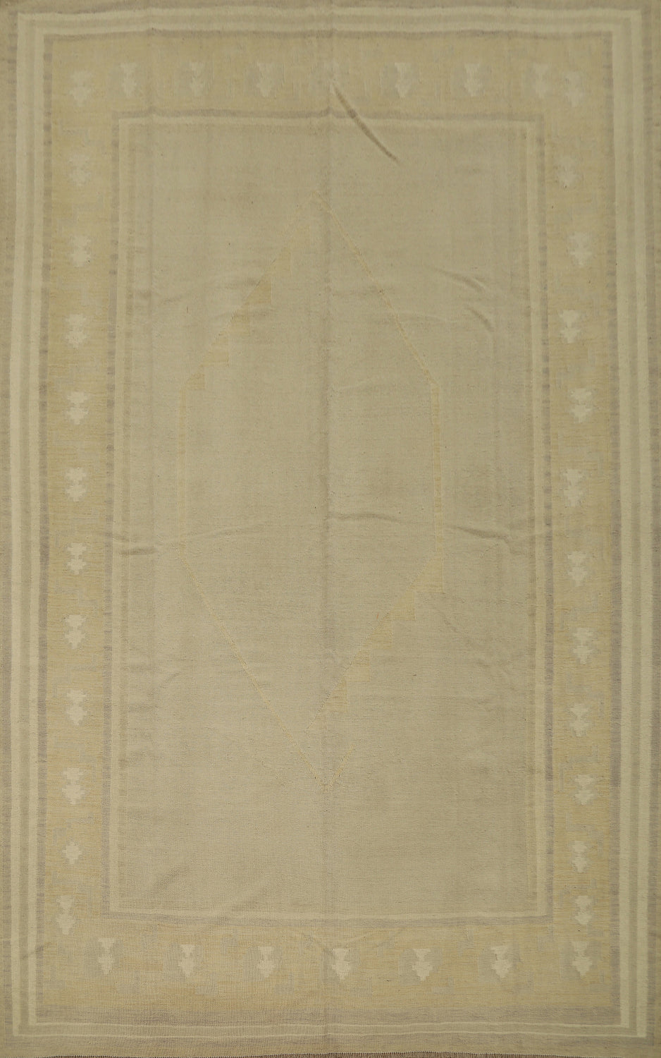 Vegetable Dye Kilim Handwoven Area Rug 9x12