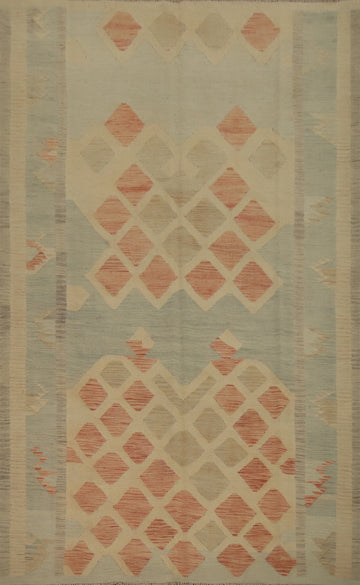 Geometric Kilim Flat Weave Area Rug 7x10