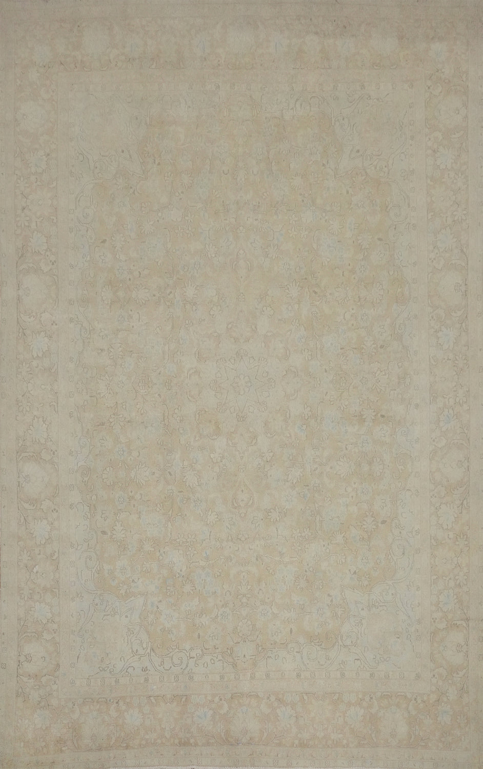 Vegetable Dye Kerman Persian Large Rug 10x14