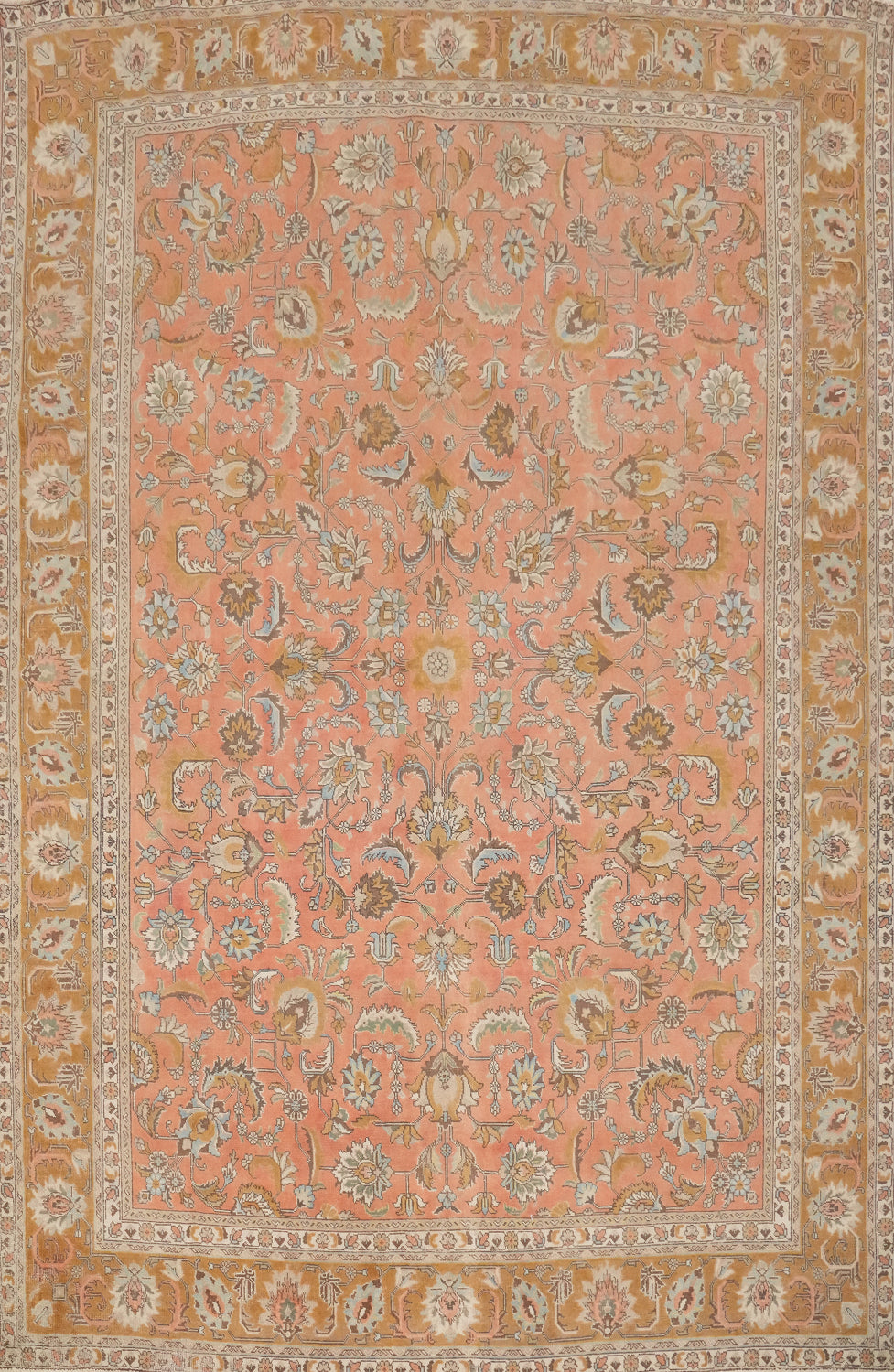 Handmade Floral Tabriz Persian Area Rug 10x13