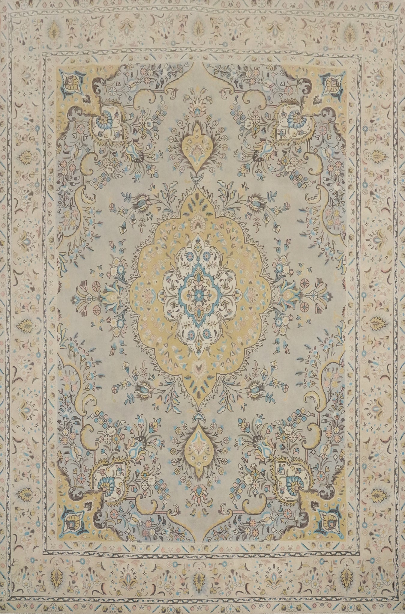 Traditional Wool Tabriz Persian Area Rug 9x12