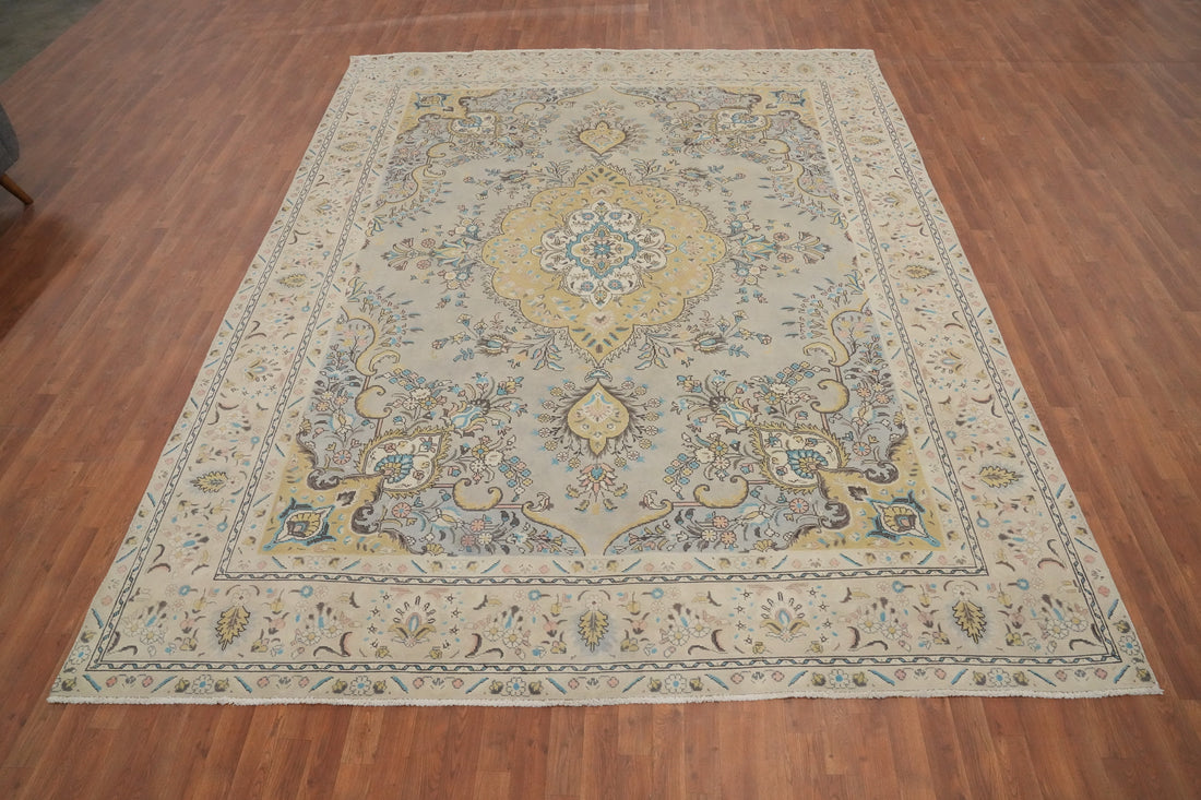 Traditional Wool Tabriz Persian Area Rug 9x12