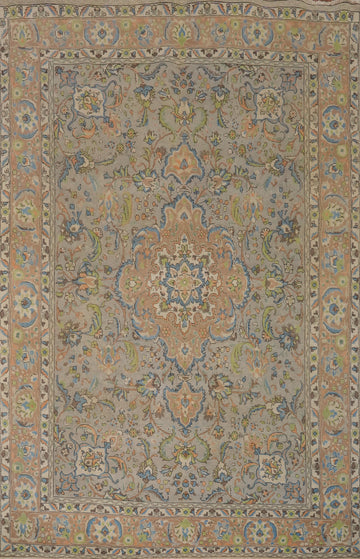 Vintage Floral Tabriz Persian Area Rug 8x11