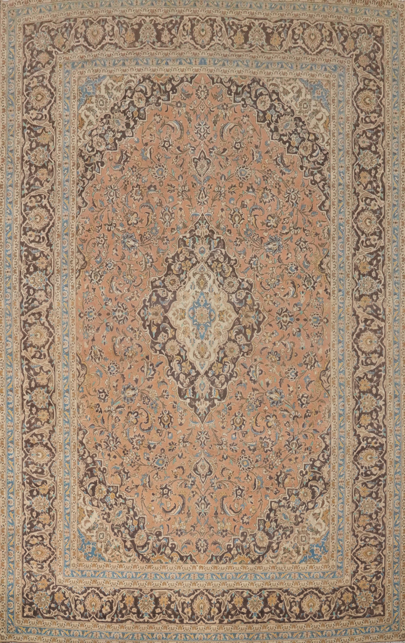 Traditional Kashan Persian Area Rug 10x13